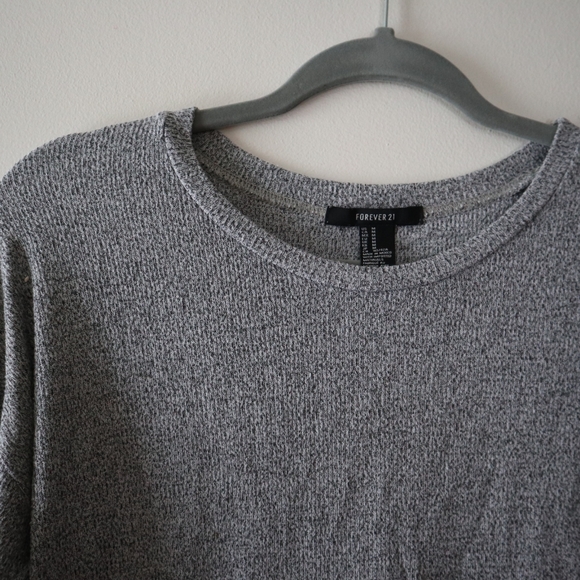 Forever 21 Longsleeve Cozy Gray Shirt - Picture 4 of 6